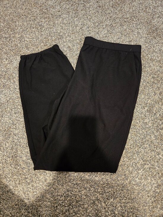 Eileen Fisher Pants - Eileen Fisher Black Crepe Jogger Pants L